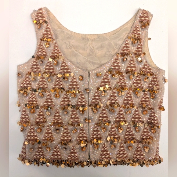 HEFTCO Vintage Beaded Wool Top - Picture 2 of 6